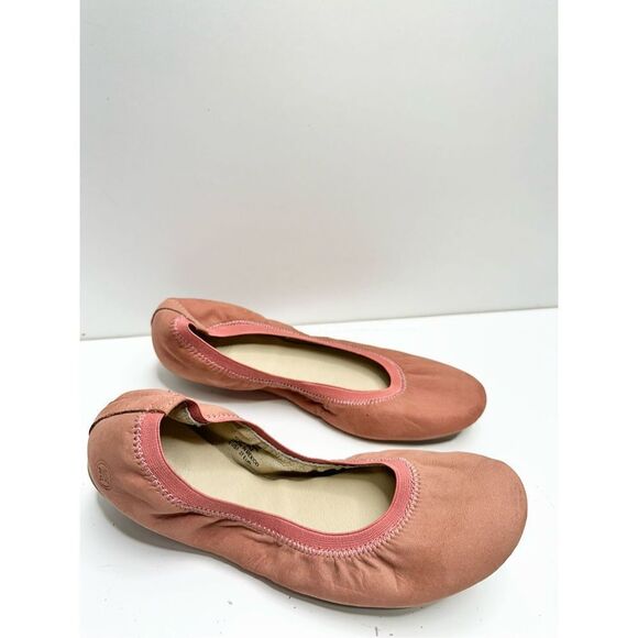 Charleston Flats Womens Size 6 Leather Gigi Coral Slip On Ballet Shoes - Picture 4 of 10